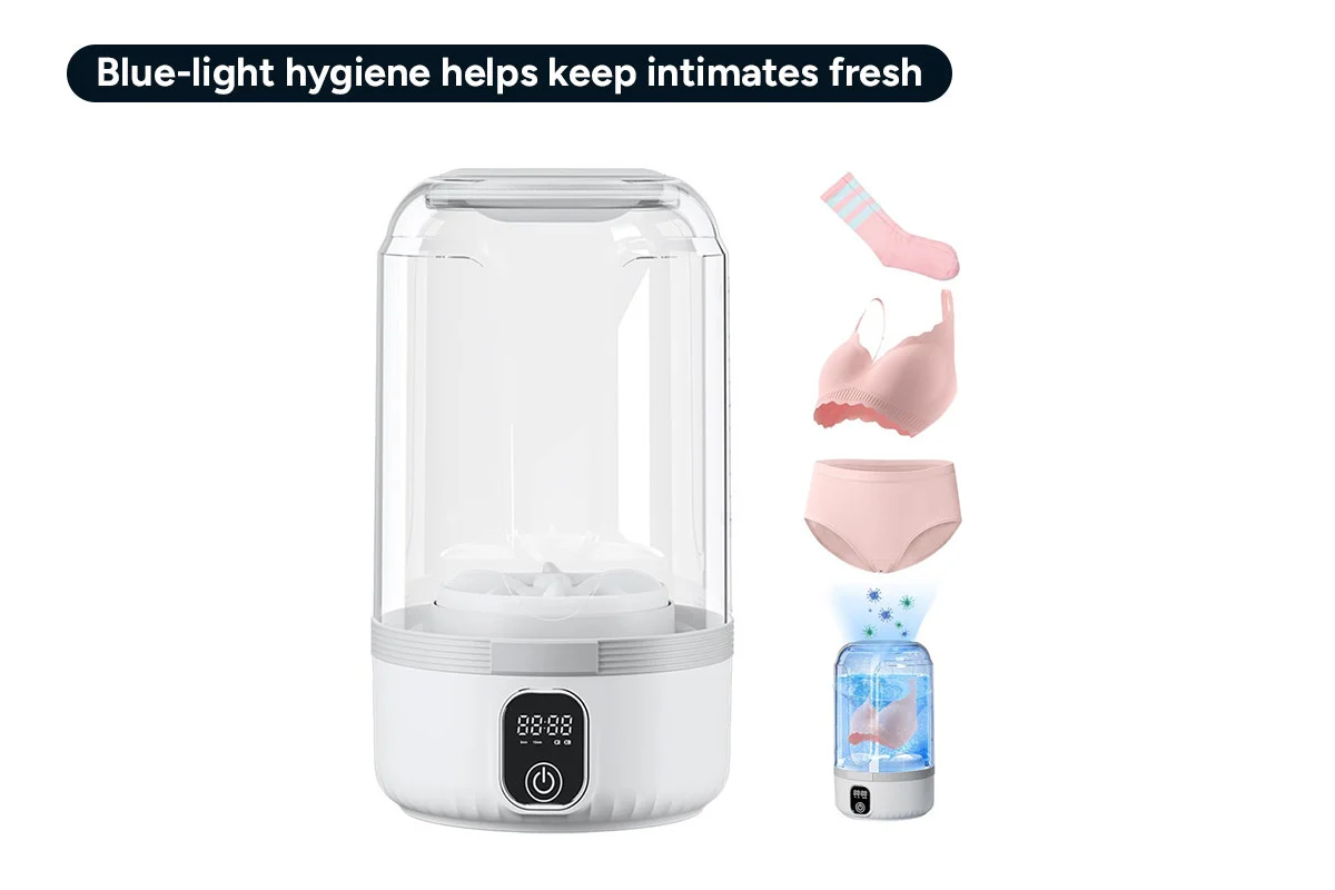 1.5L Portable Mini Washing Machine Cordless Rechargeable - Image 11