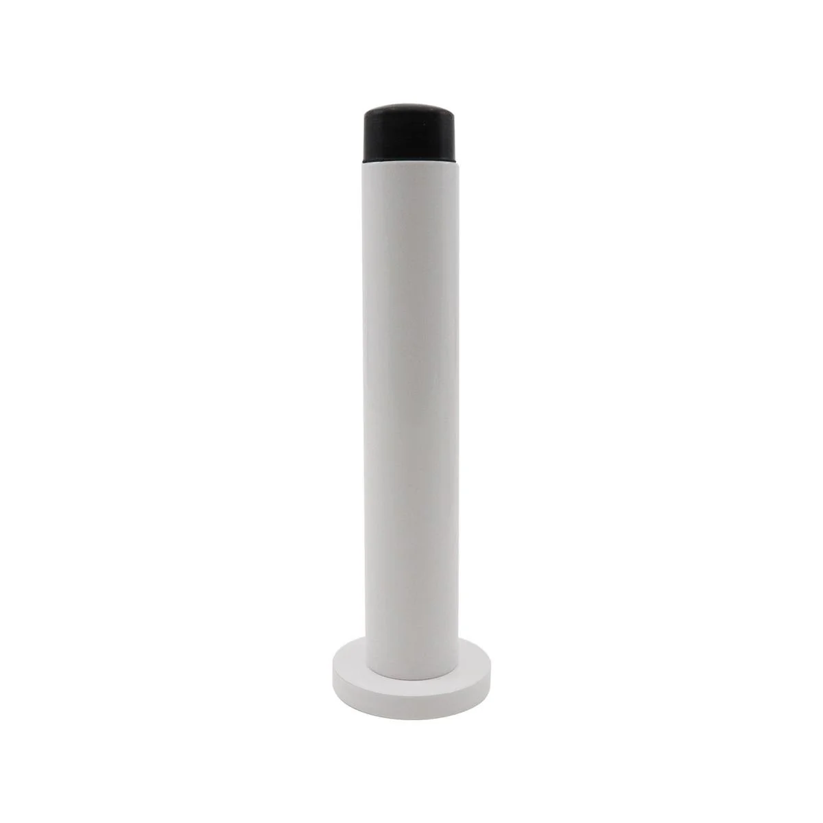 Adoored 110mm White Monument Door Stop T0405 - Wall Protection - Easy Install
