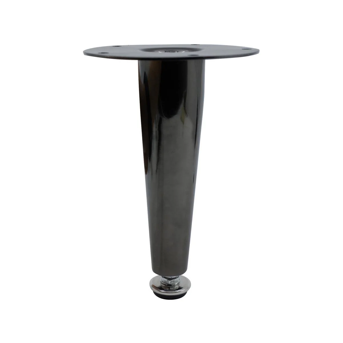 Adoored 150mm Black Nickel Tapered Metal Legs - Durable Steel - Easy Install