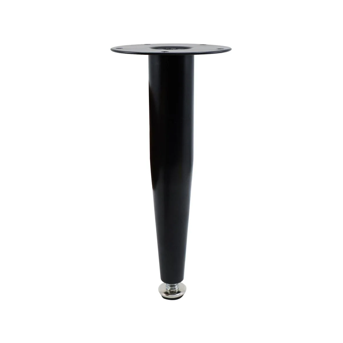 Adoored 230mm Black Tapered Metal Legs - Steel - Easy Installation - Durable