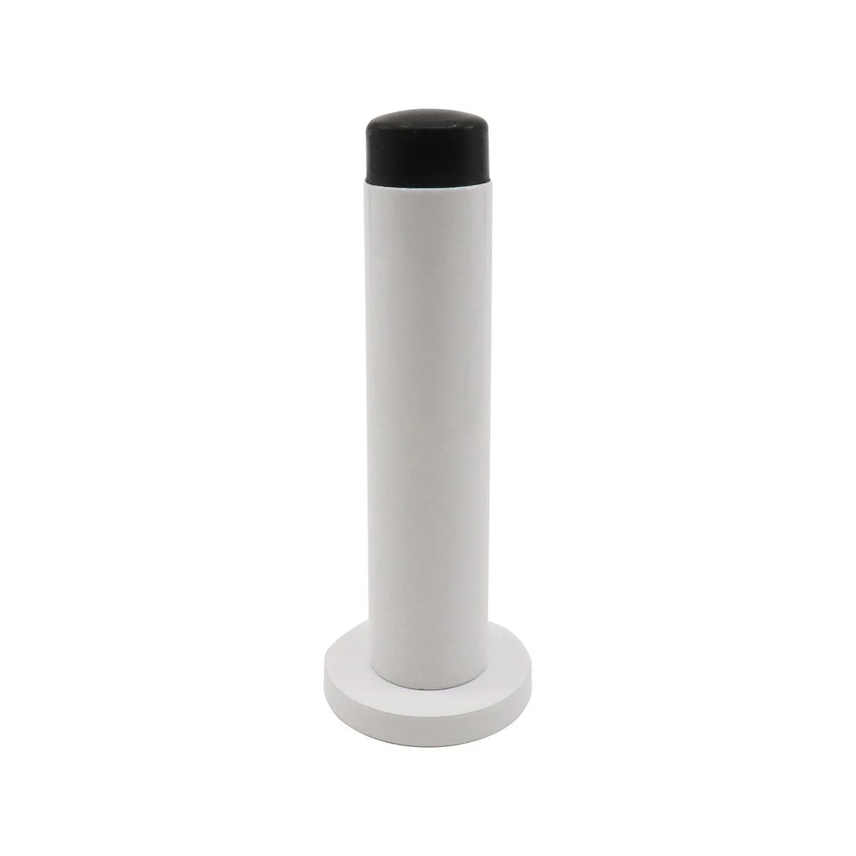 Adoored 85mm White Monument Door Stop T0404 - Wall-Mounted - Durable Design