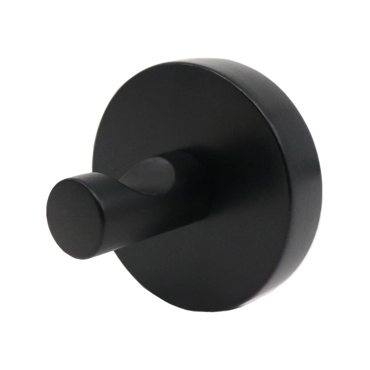Adoored Black Timber Robe Deco Hook - 50mm x 50mm x 45mm - Durable Design