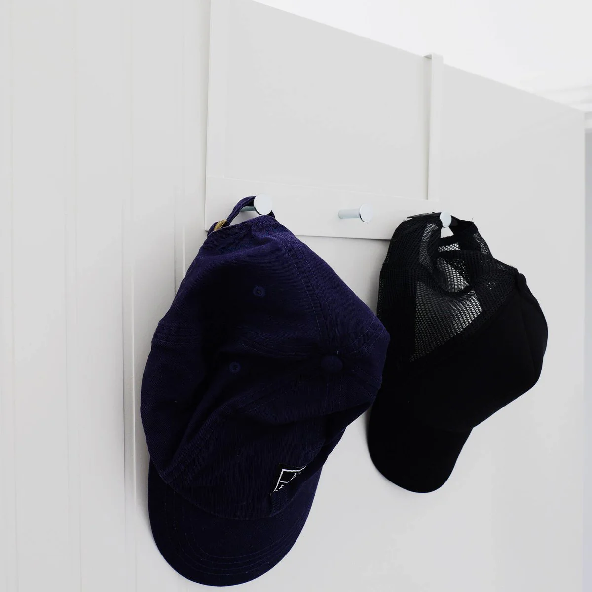 Adoored Deco Hook Rack - 80mm x 260mm - Steel - Over the Door - Image 2