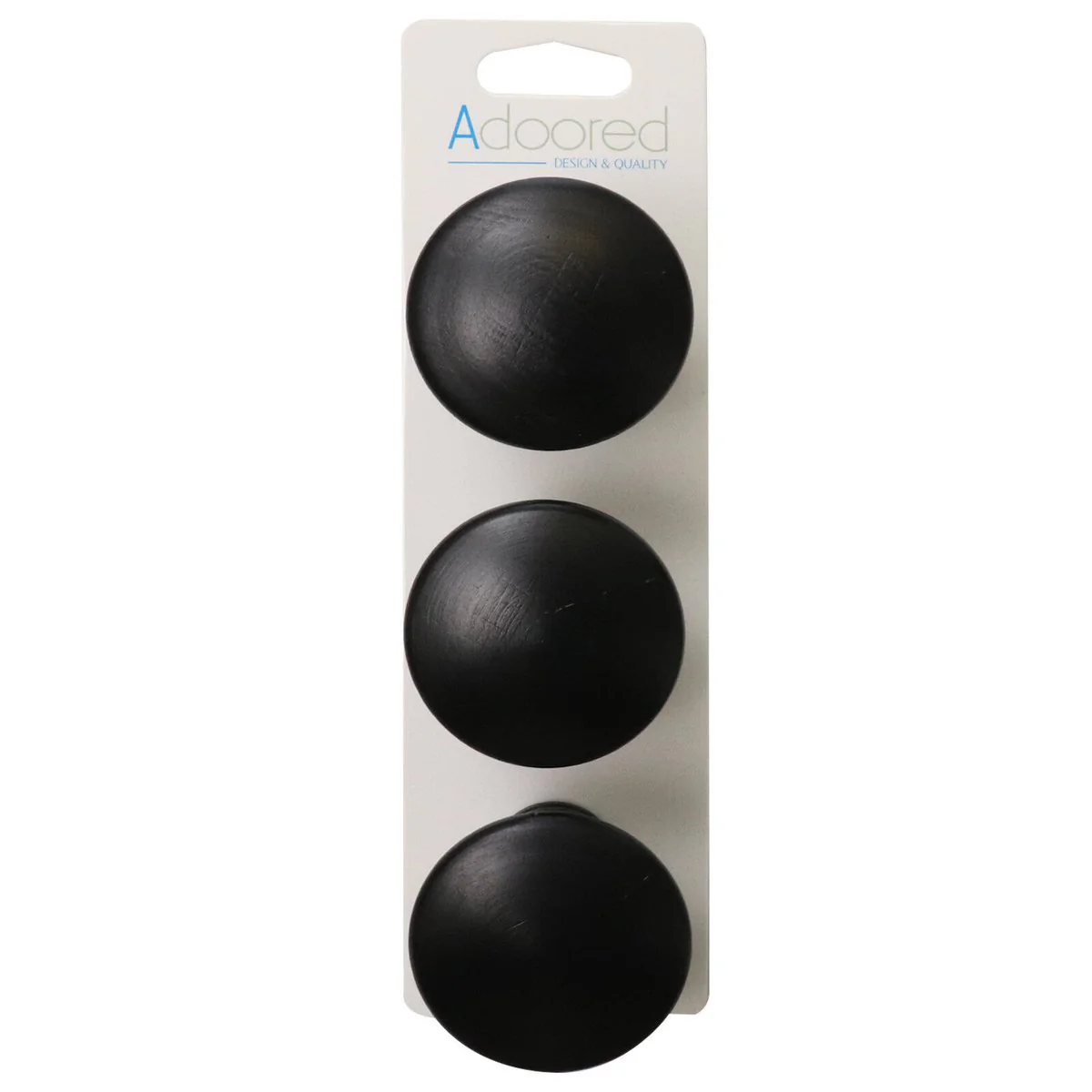 Adoored Decorative Hook - 3 Pack - Wood and Aluminum - Unique Design - Image 2