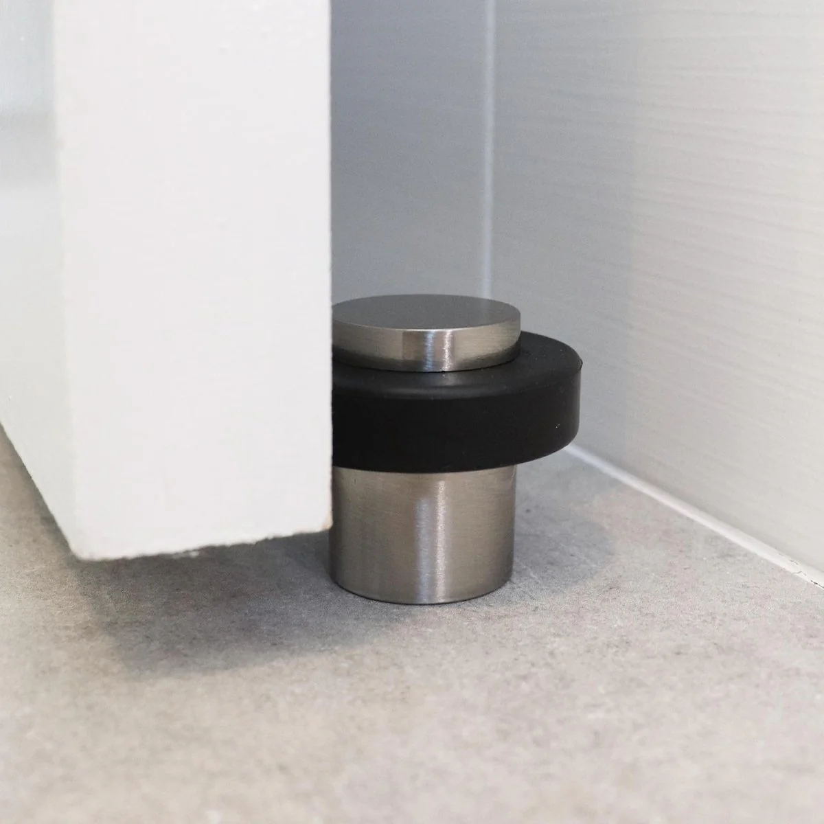 Adoored Door Stop - 50mm - Steel & Rubber - Non Marking - Image 2