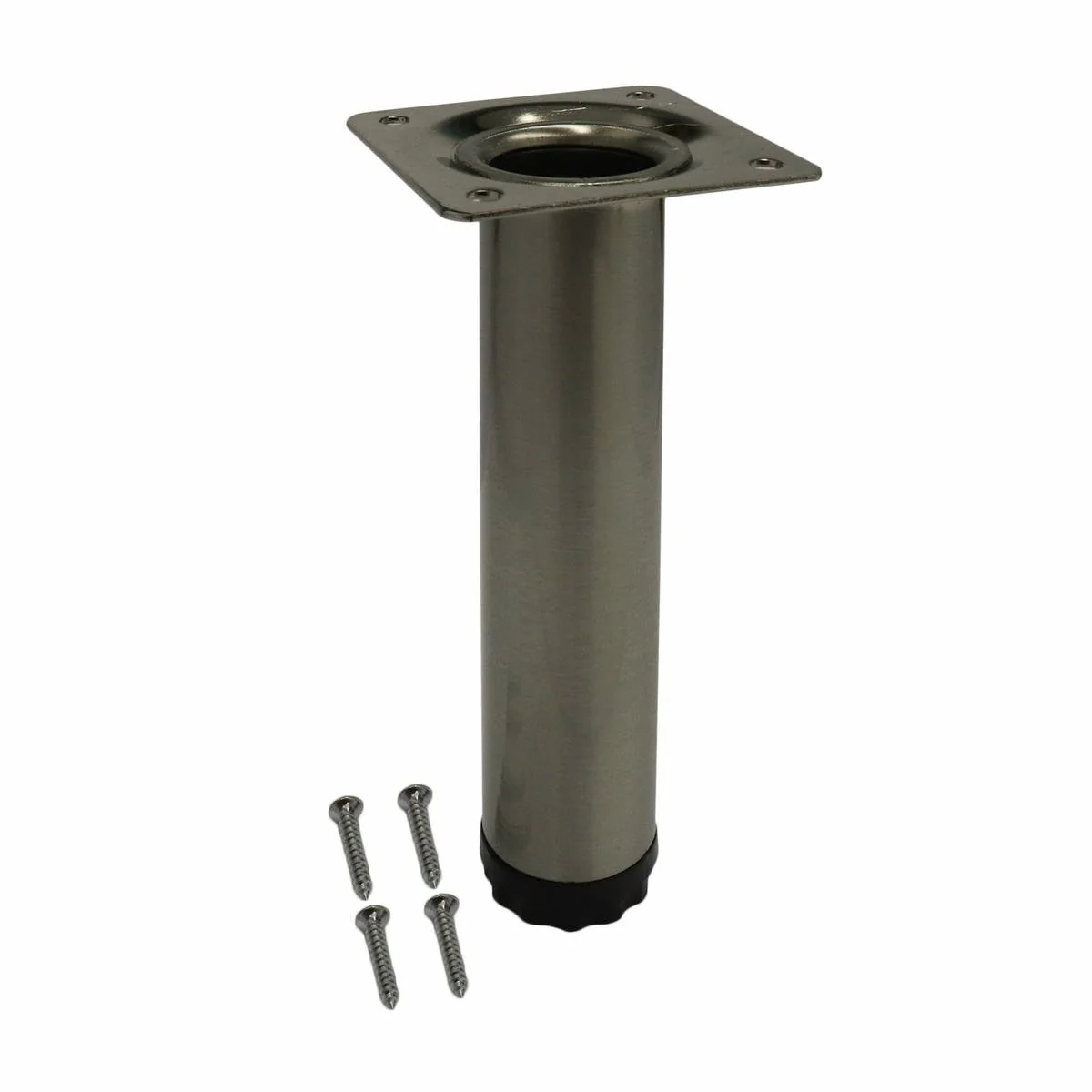 Adoored Furniture Leg - 30 x 150mm - Steel - Brushed Nickel