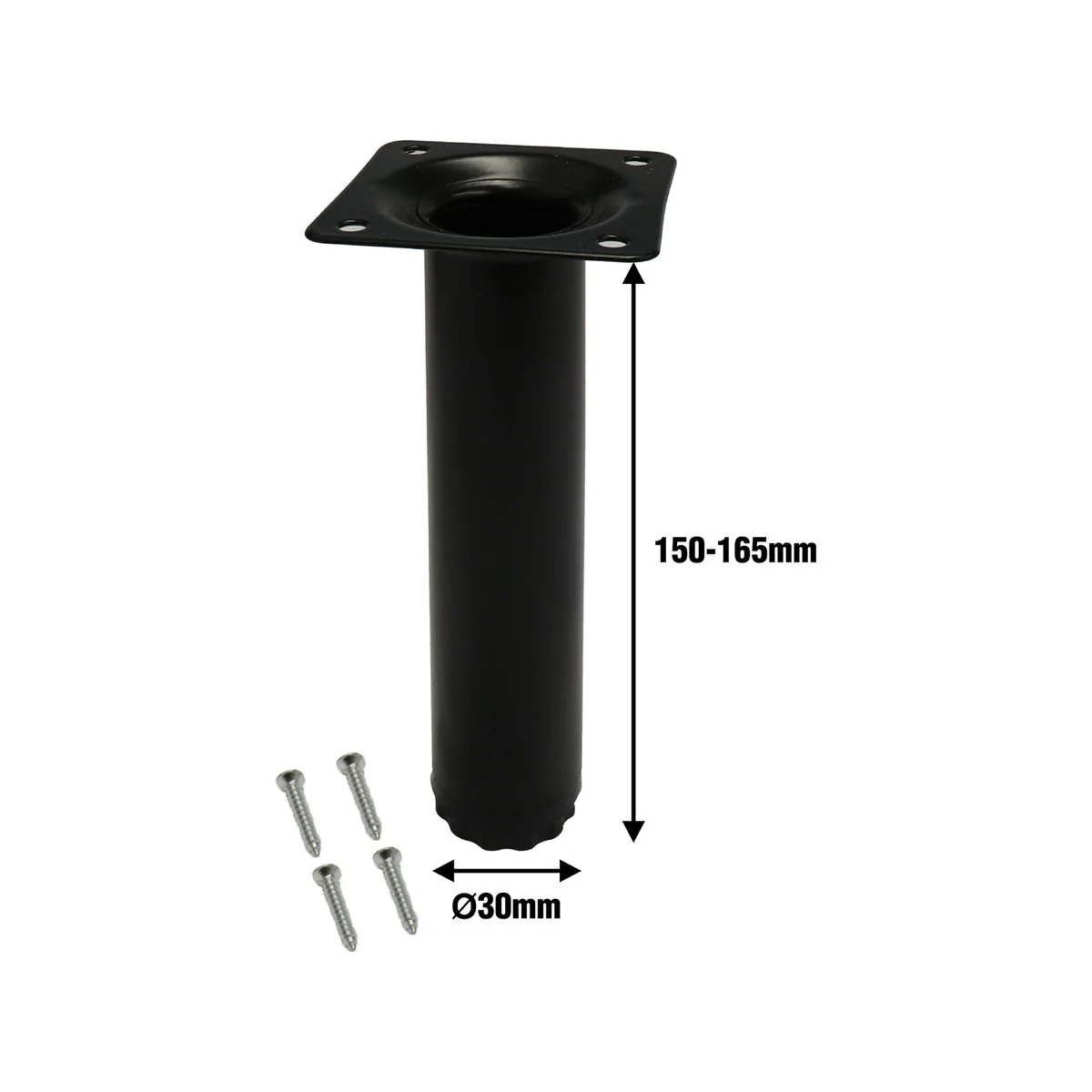 Adoored Table Leg - 30 x 150mm - Steel - Modern Design - Image 3