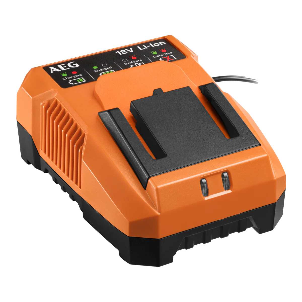 AEG 18V Battery Charger A18SPC30 - Charges 18V Batteries - LED Display - Wall Mountable