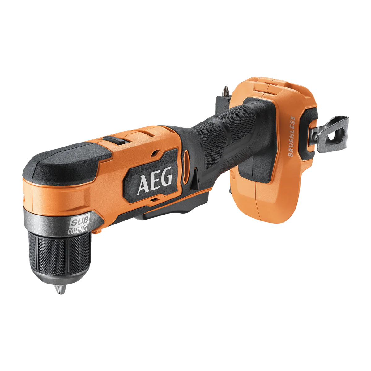 AEG 18V Brushless Right Angle Drill - 90mm - Skin Only - Compact Design