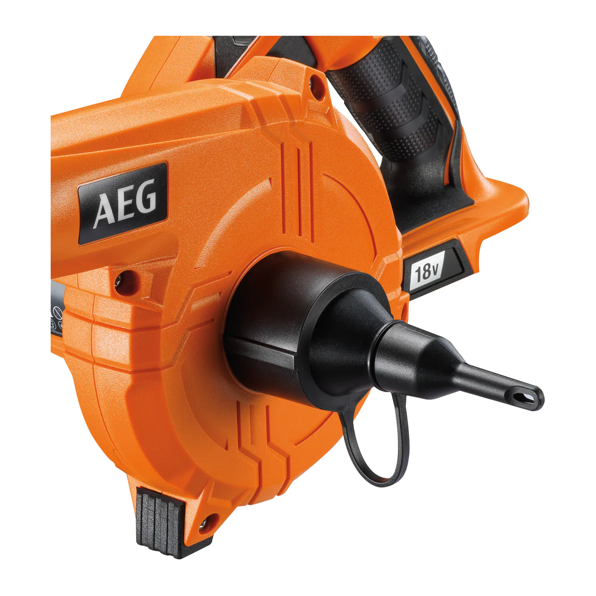 AEG 18V Workshop Blower and Inflator Deflator - 350mm x 150mm x 245mm - Orange - Image 3