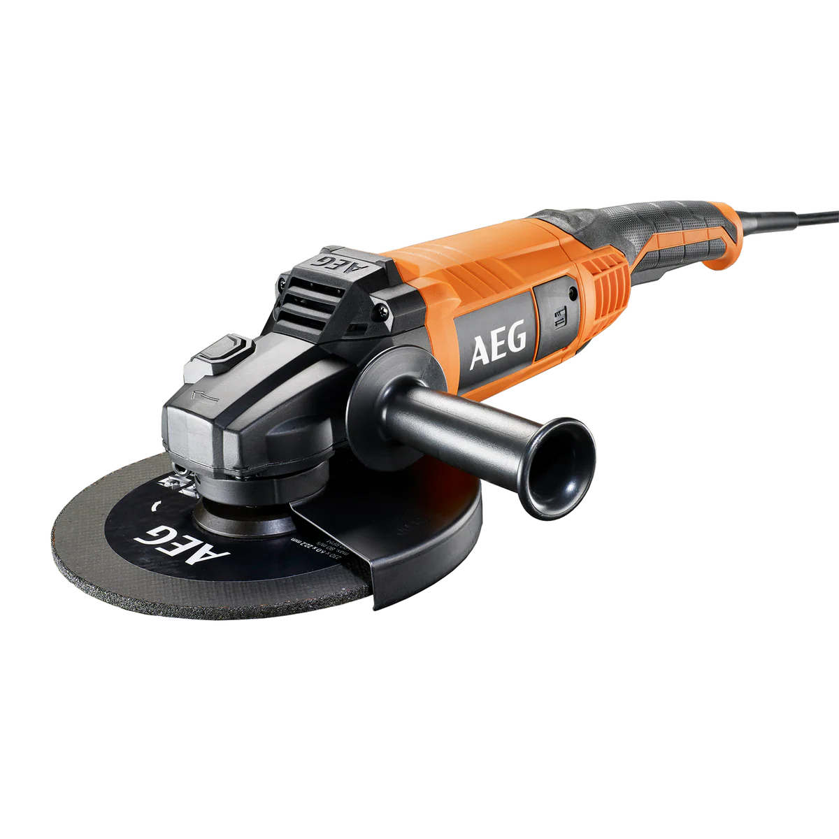 AEG 2200W Angle Grinder 230mm - Orange - Low-Profile Design