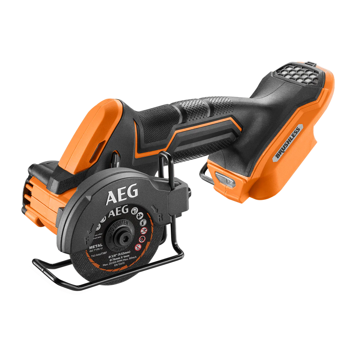 AEG Brushless Cut Off Tool - 3" - Skin Only - Compact & Lightweight