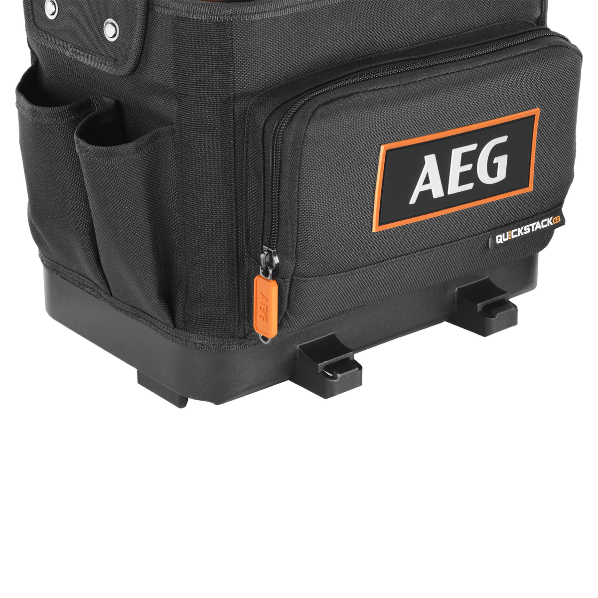 AEG Quickstack 2.0 Half Size Open Tote Tool Bag - 250mm x 350mm x 300mm - Durable, Waterproof, Organised Storage - Image 4