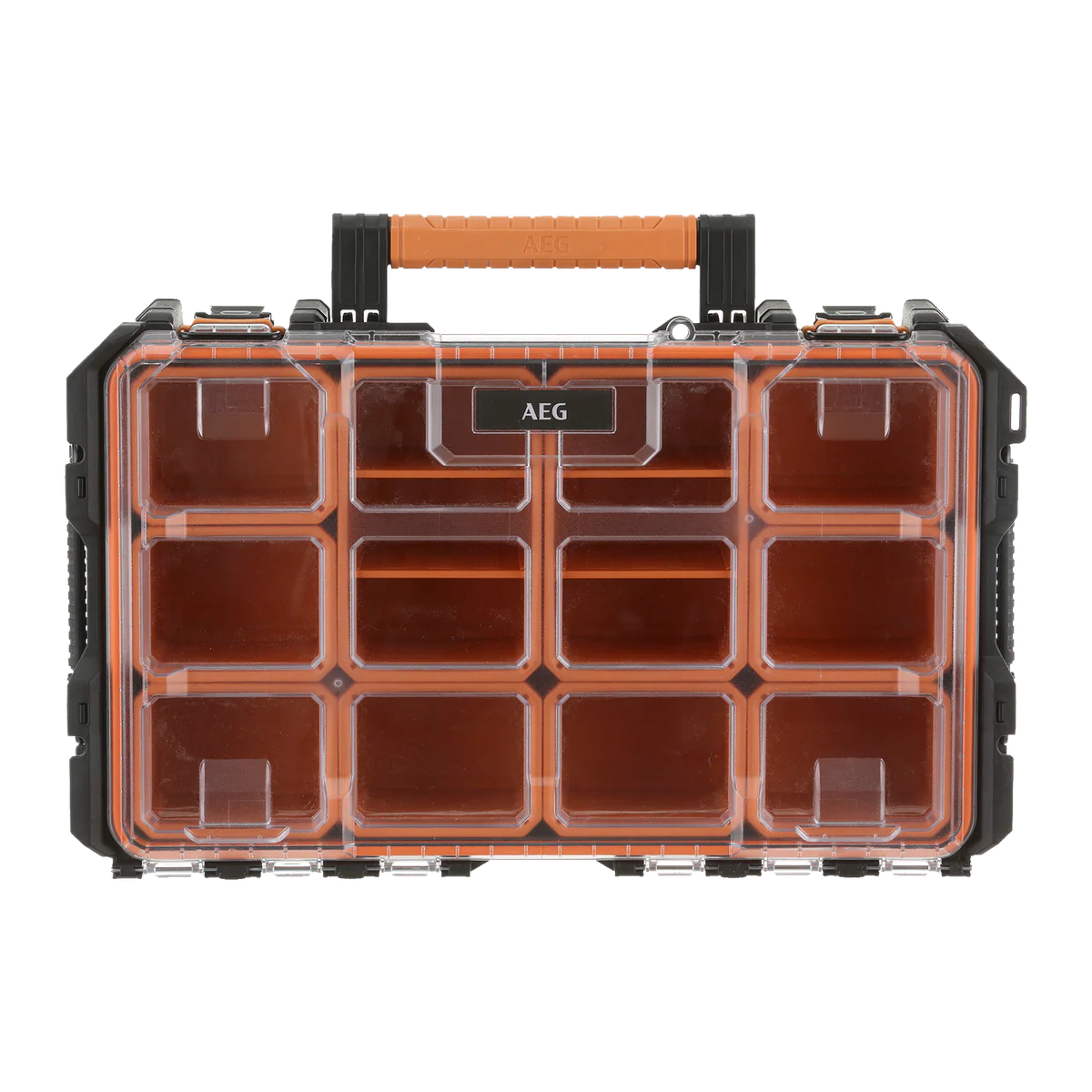 AEG QuickStack Clear Top Organiser - 10 Compartments - 560mm x 345mm x 125mm - Image 2