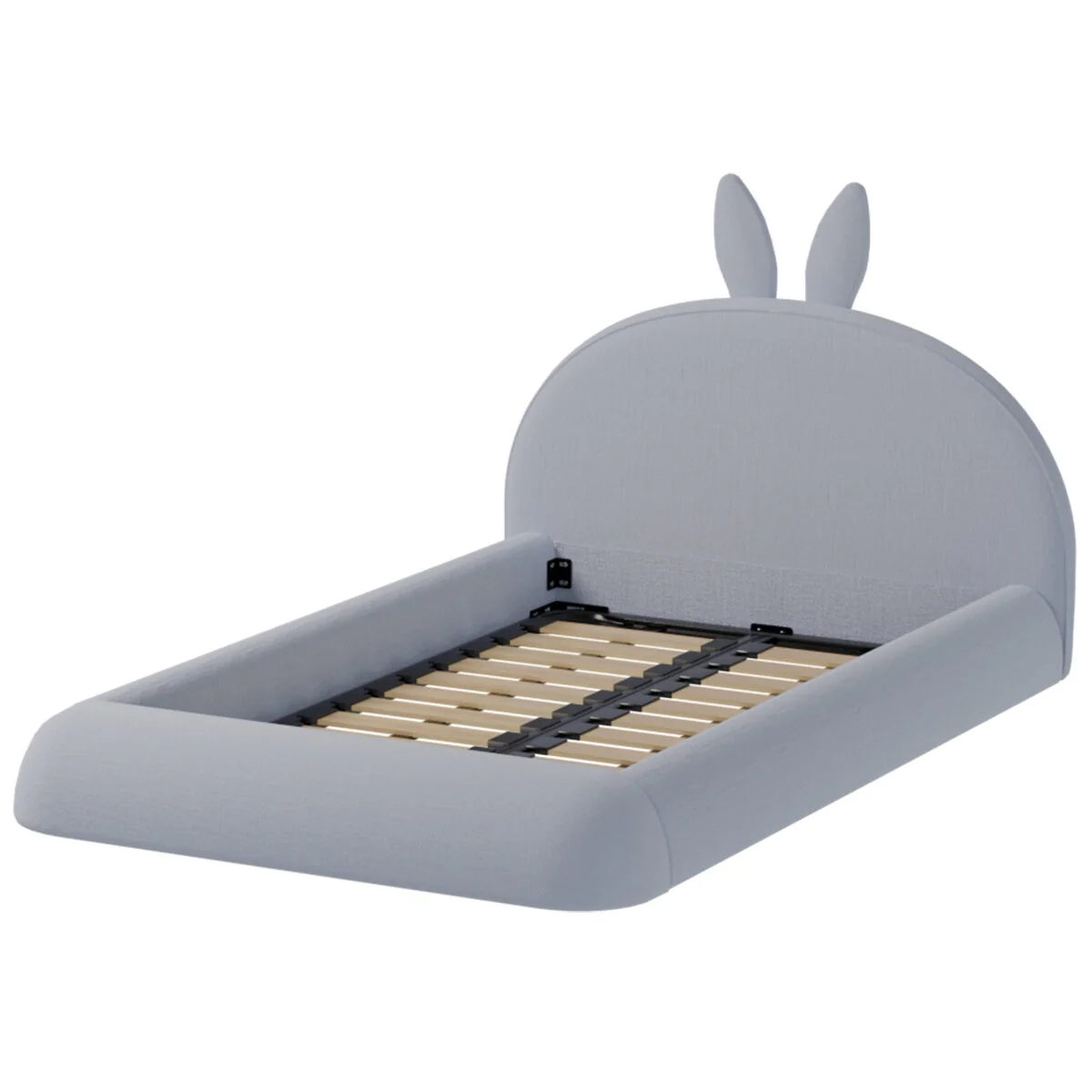 Aesthetik Kids King Single Upholstered Bed AK642524Z Grey Stylish - Image 15