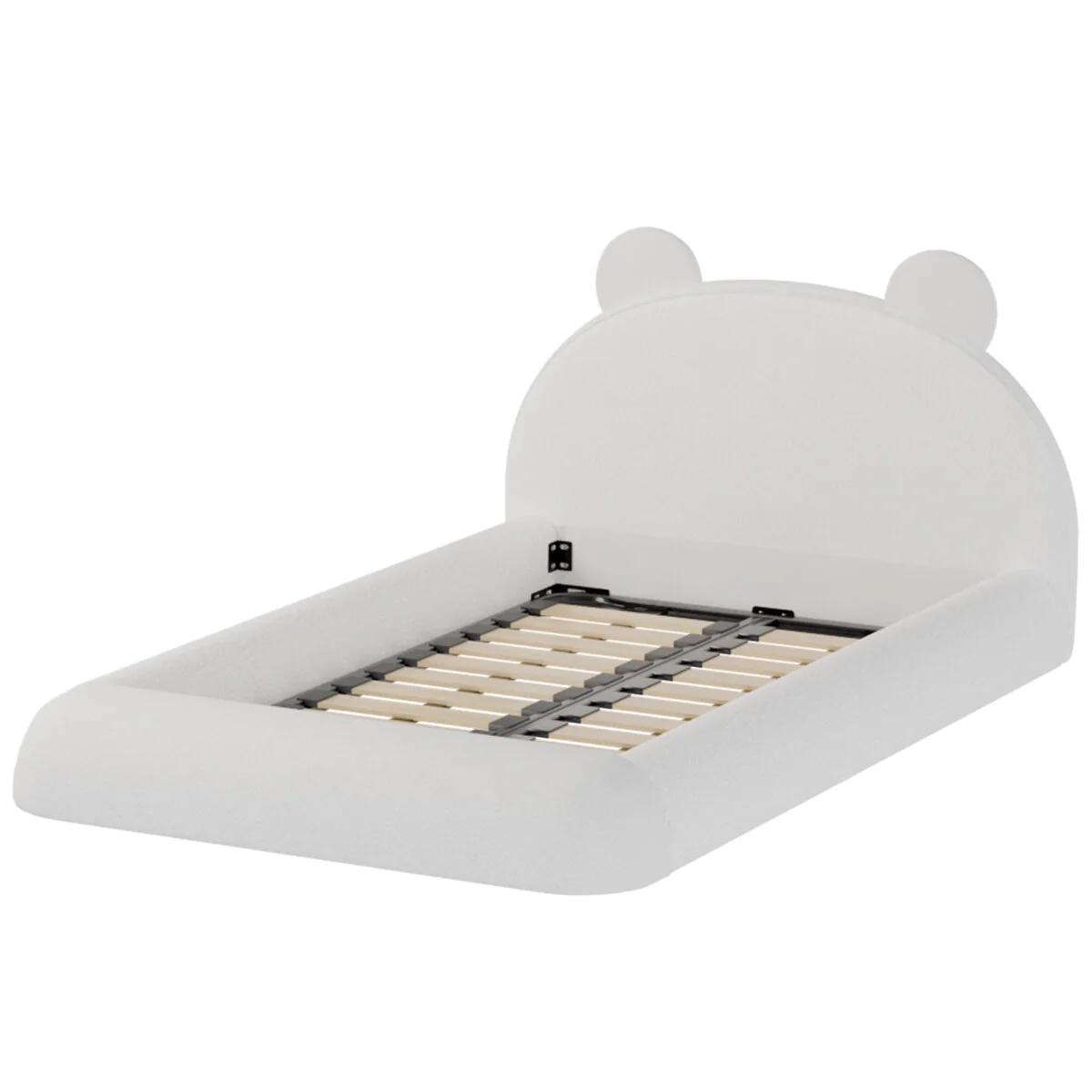 Aesthetik Kids Upholstered King Single Bed Ivory AKB309591 Stylish - Image 3