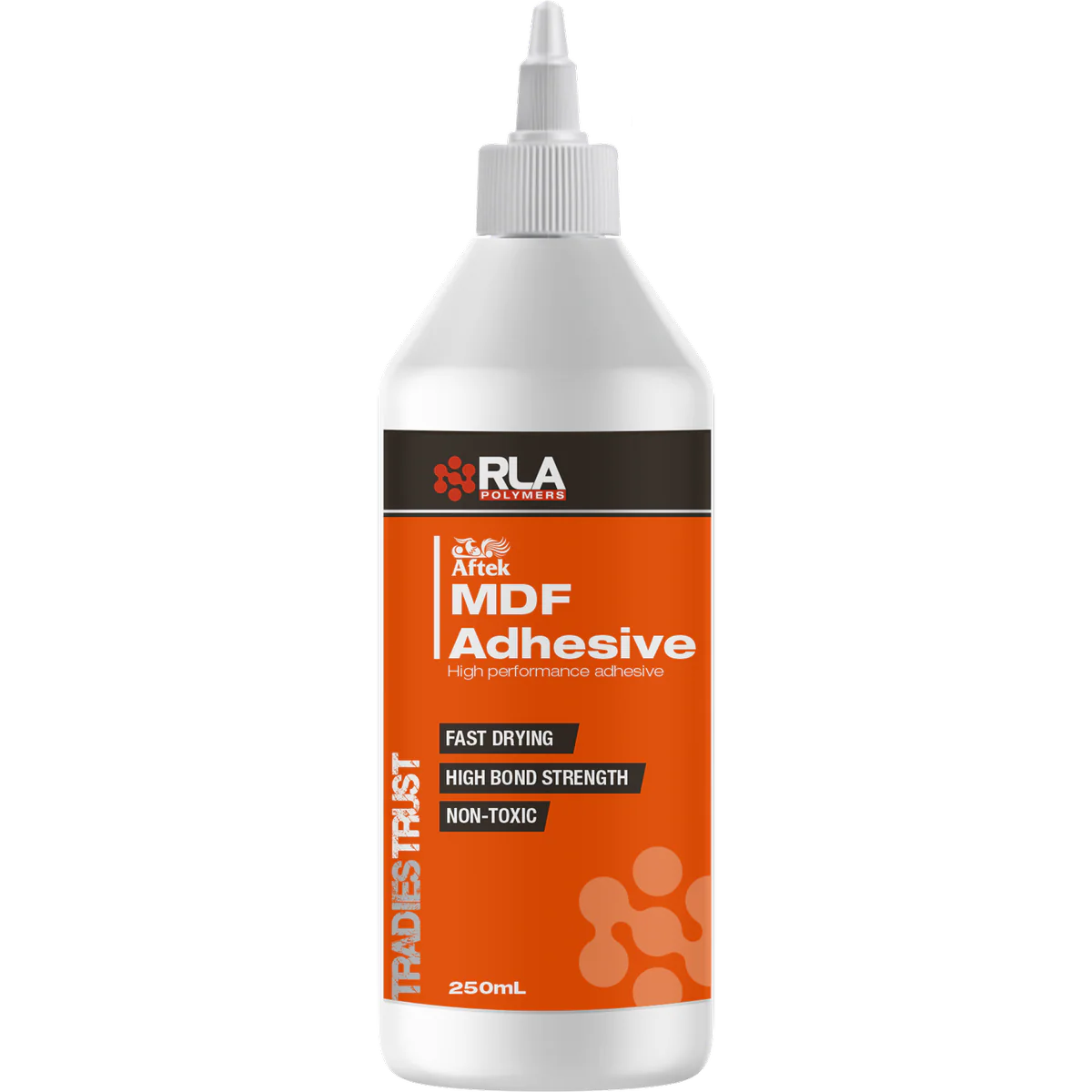 Aftek MDF Adhesive - 250ml - Beige Liquid - High Bond Strength