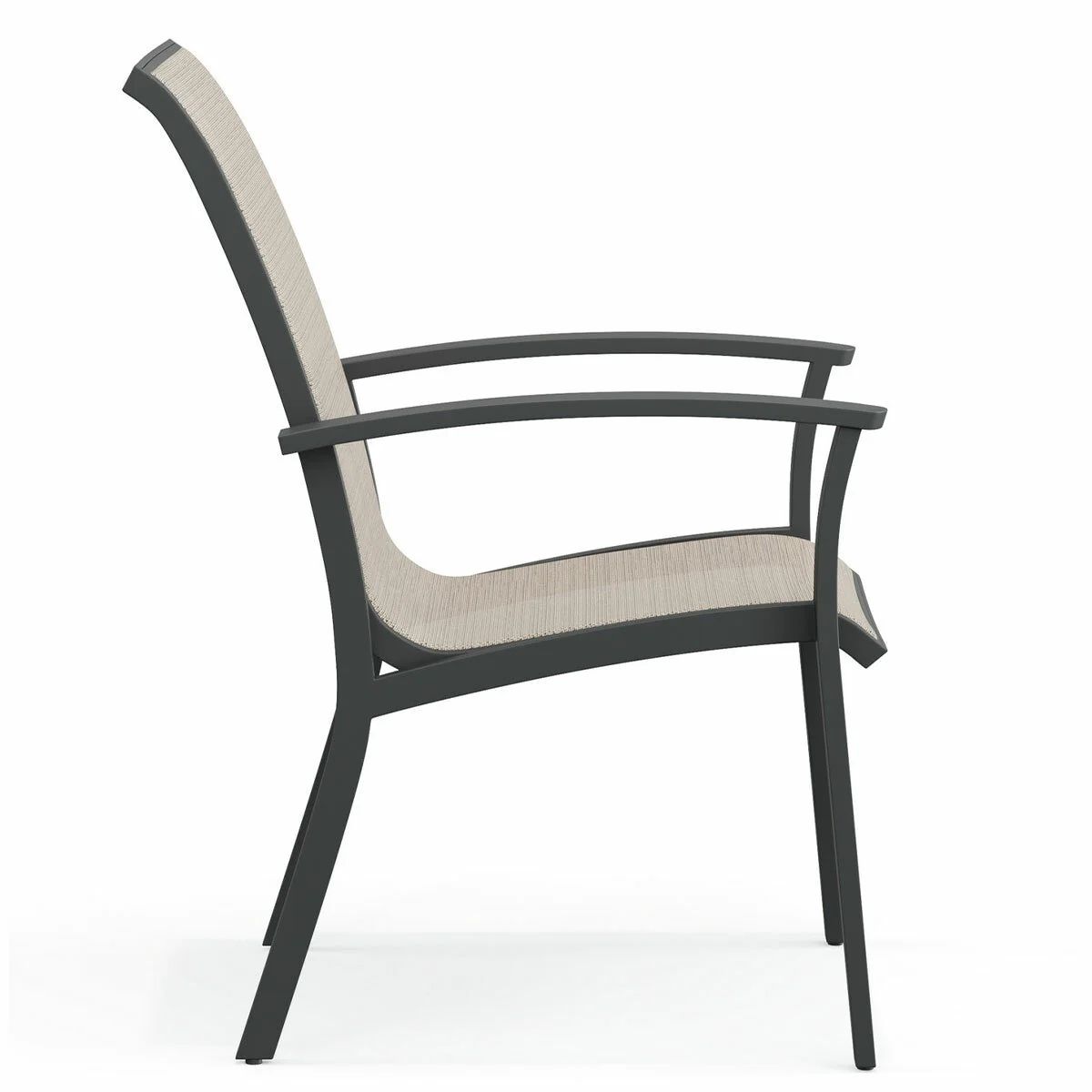 Agio Clearfield 5-Piece Sling Dining Set Black Weather-Resistant Stone Top - Image 10