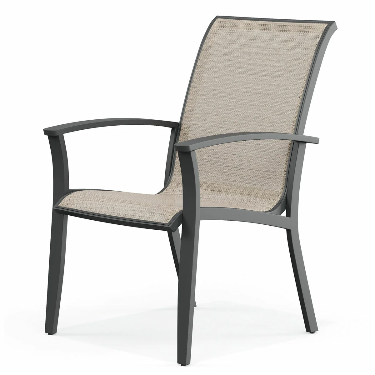 Agio Clearfield 5-Piece Sling Dining Set Black Weather-Resistant Stone Top - Image 11