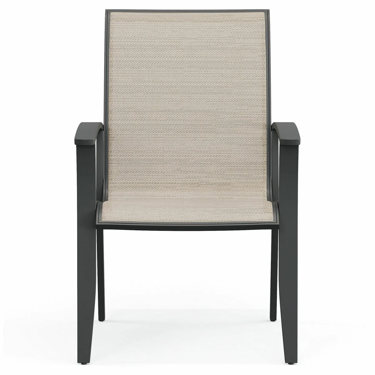 Agio Clearfield 5-Piece Sling Dining Set Black Weather-Resistant Stone Top - Image 8