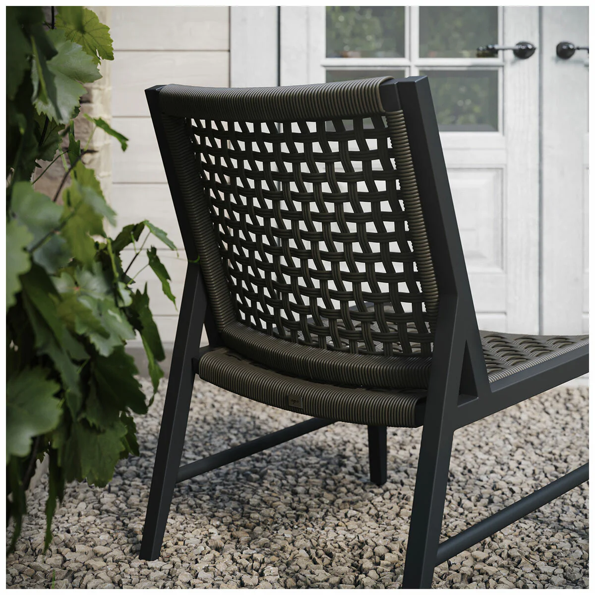 Agio Hyde Park Small Space 3 Piece Set Black Aluminium Rope & Sintered Stone - Image 12