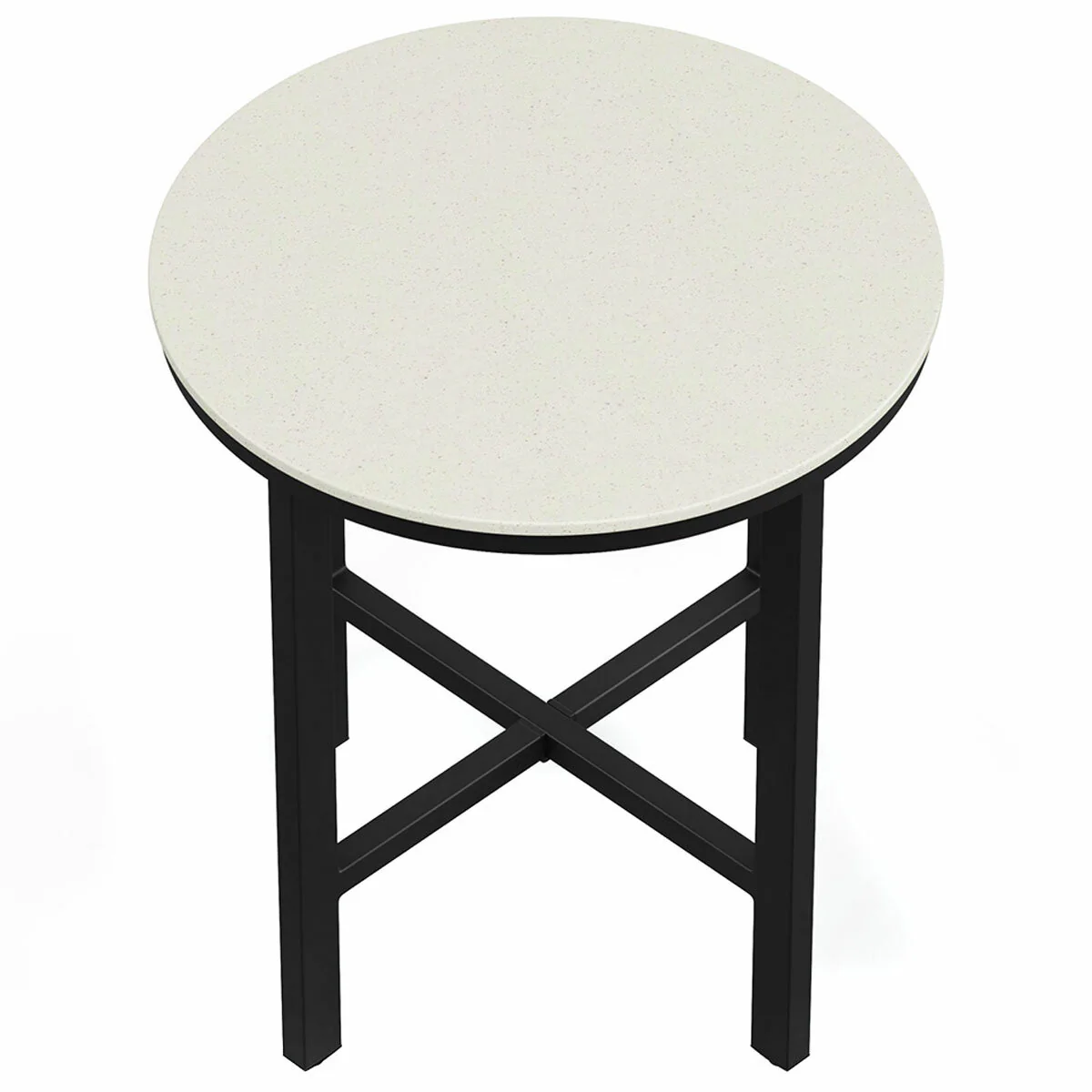 Agio Hyde Park Small Space 3 Piece Set Black Aluminium Rope & Sintered Stone - Image 4