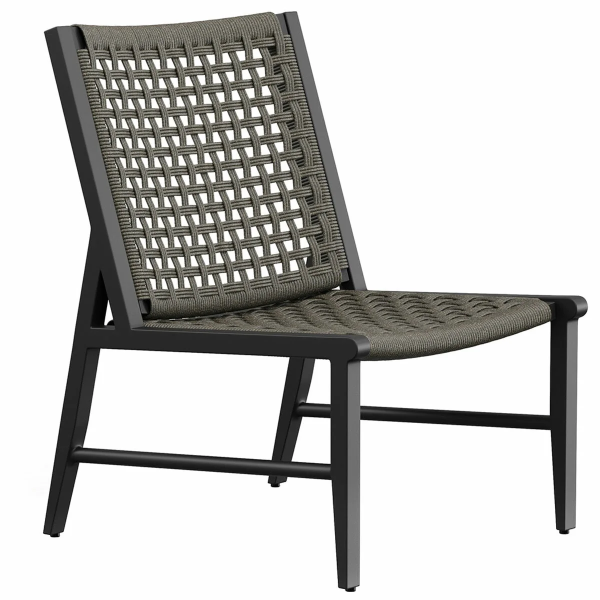 Agio Hyde Park Small Space 3 Piece Set Black Aluminium Rope & Sintered Stone - Image 6