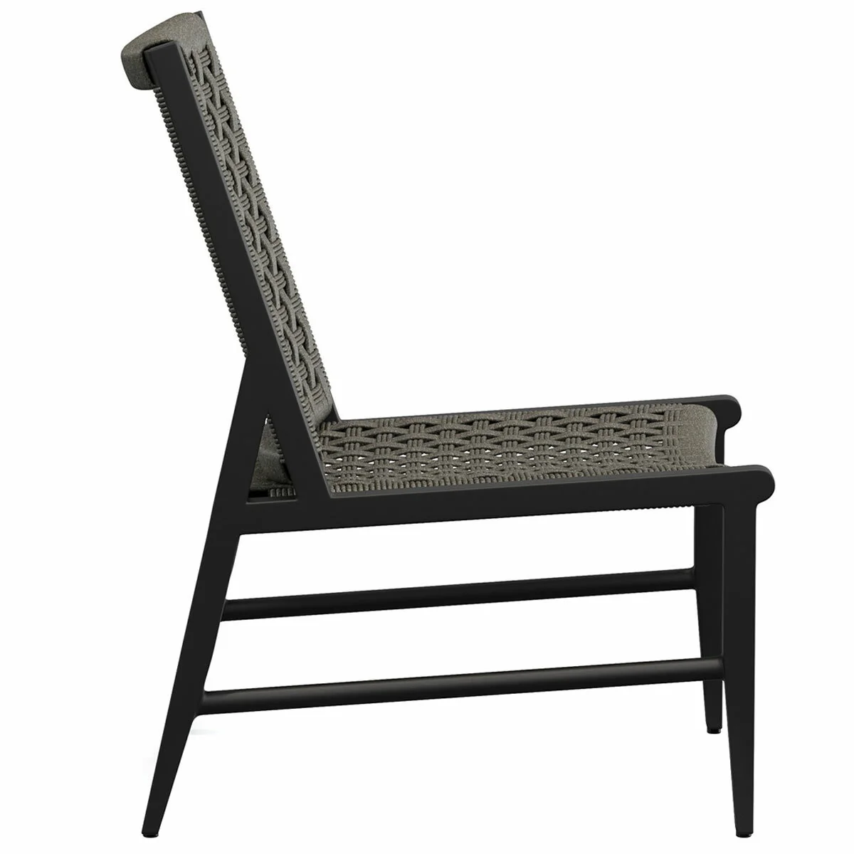 Agio Hyde Park Small Space 3 Piece Set Black Aluminium Rope & Sintered Stone - Image 7