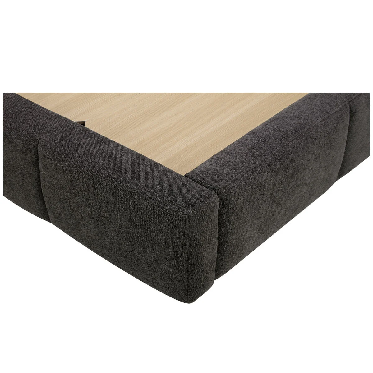 Aiden & Ivy Upholstered Queen Bed Elite Charcoal Fabric Heavy Duty - Image 10