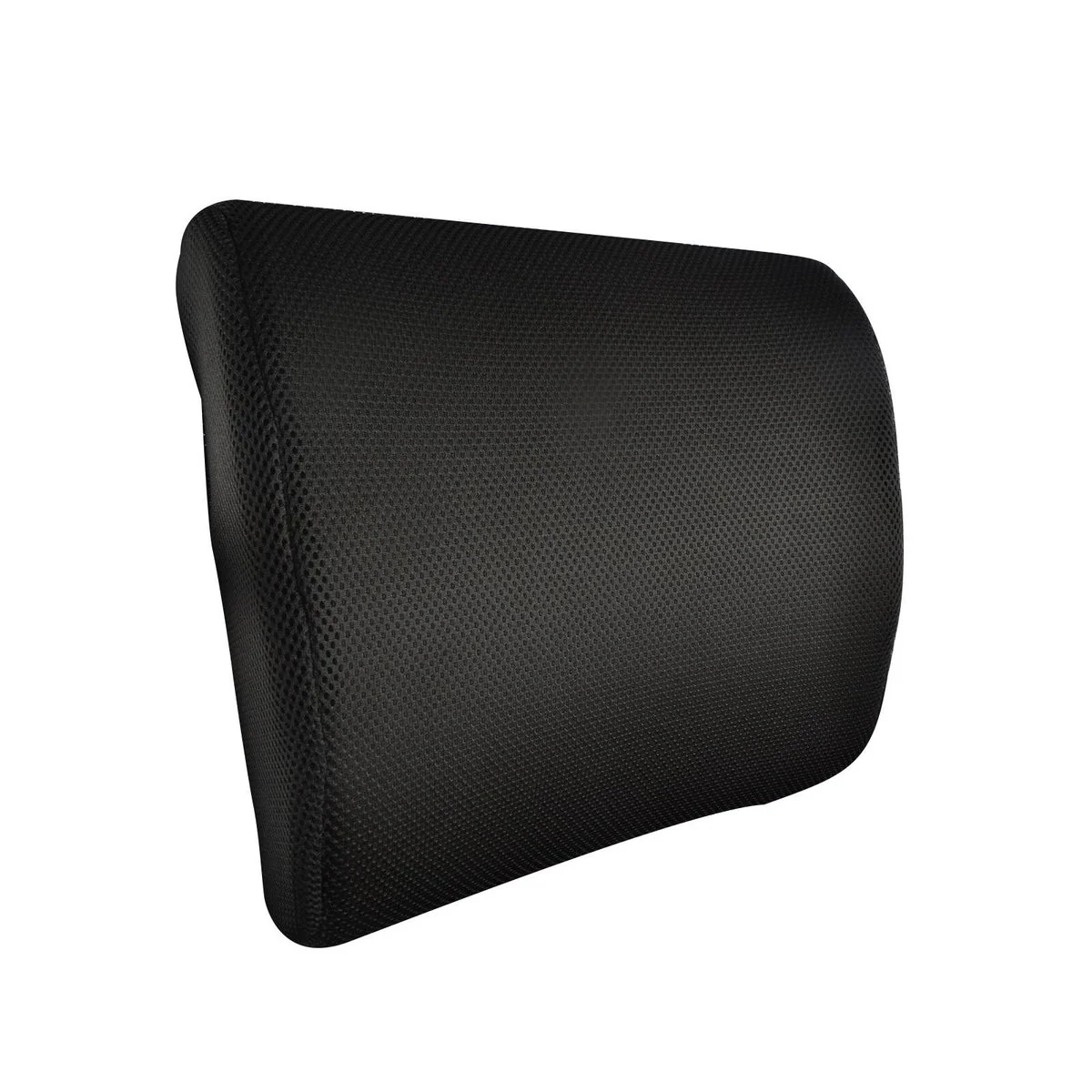 All Set Black Memory Foam Car Pillow - Ergonomic Support - 335mm x 320mm x 120mm