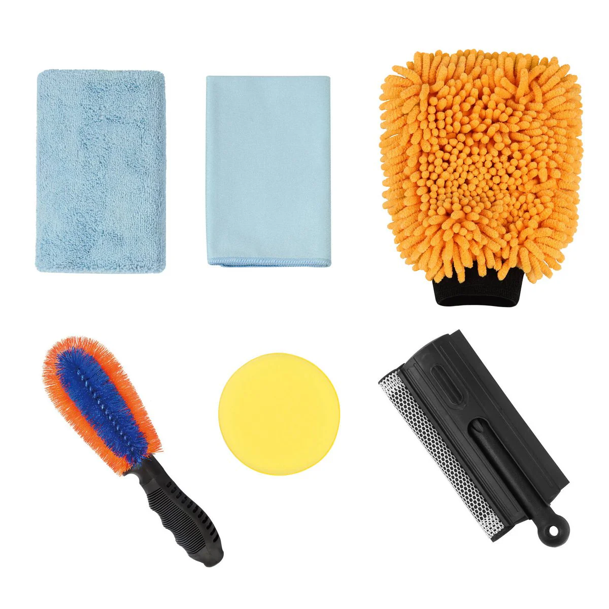 All Set Car Cleaning Kit 6 Piece - Microfibre Tools - 0.69kg - Multicolor - Image 3