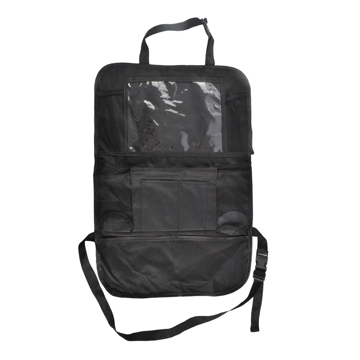 All Set Car Seat Organiser - 1 Pack - 400mm x 600mm - Black - Spacious Compartments
