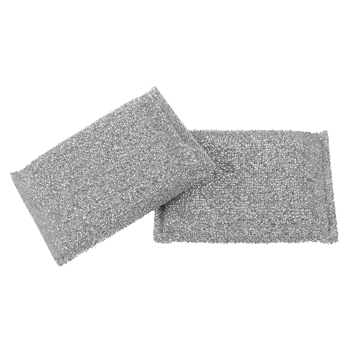 All Set Mesh Sponge Scourer 5 Pack - 180mm x 25mm x 120mm - Silver - Non-Scratch - Image 3