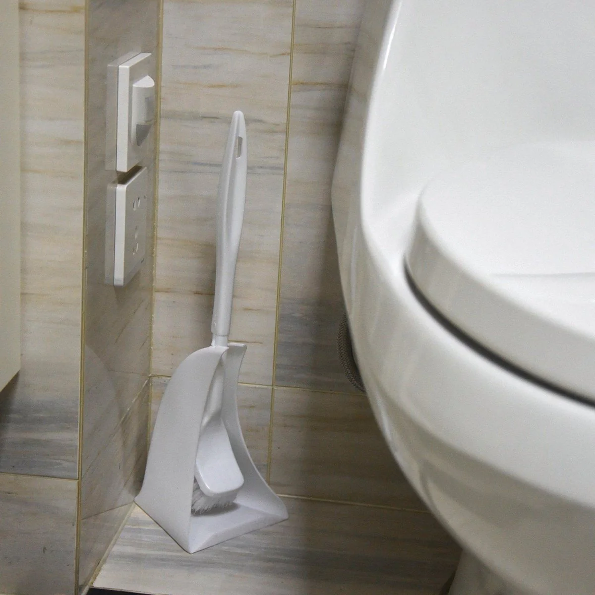 All Set Toilet Brush Set - 125mm - Polypropylene - Corrosion Resistant - Image 4