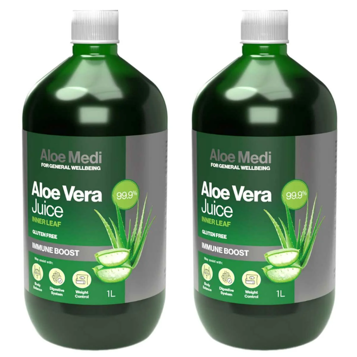 Aloe Vera Of Australia Inner Leaf Aloe Vera Juice 2 x 1L