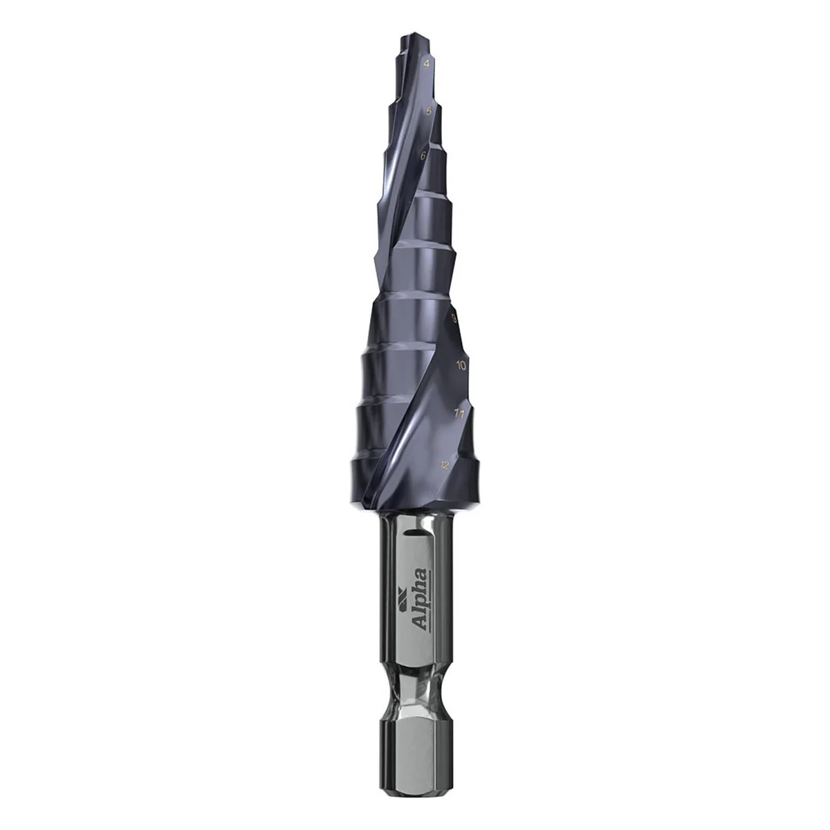 Alpha Onsite 4 Step Drill - 12mm - ¼" Quick-Change Shank - Fast Drilling - Image 2