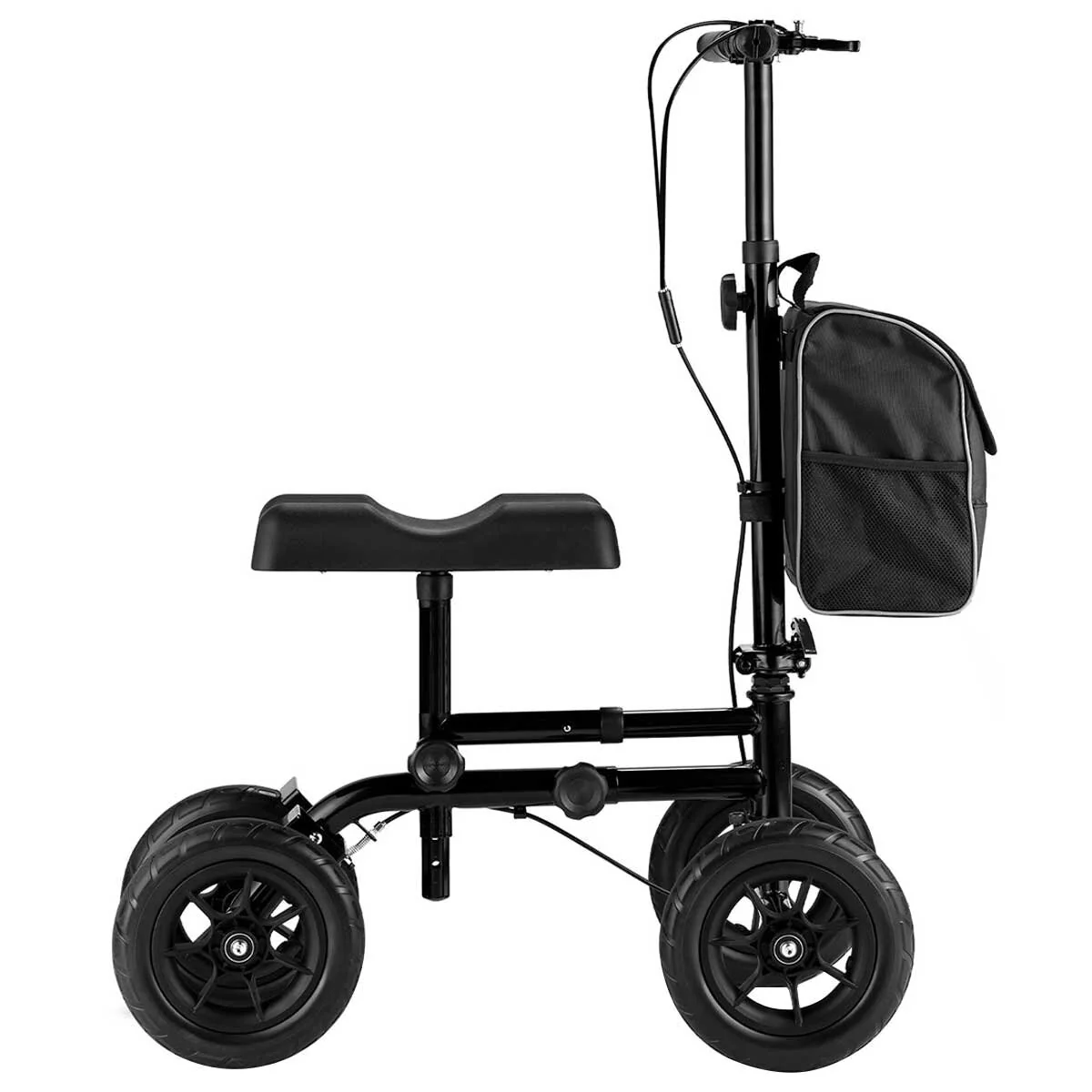 Altus All Terrain Knee Walker Scooter 10 Inch Wheel AL8002KSBK Black - Image 2