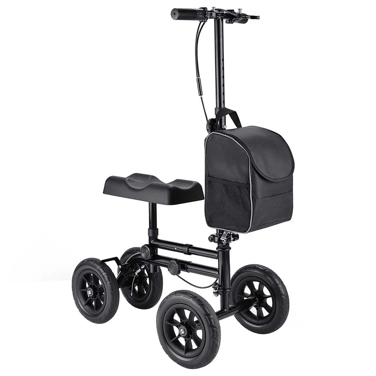 Altus All Terrain Knee Walker Scooter 10 Inch Wheel AL8002KSBK Black - Image 4