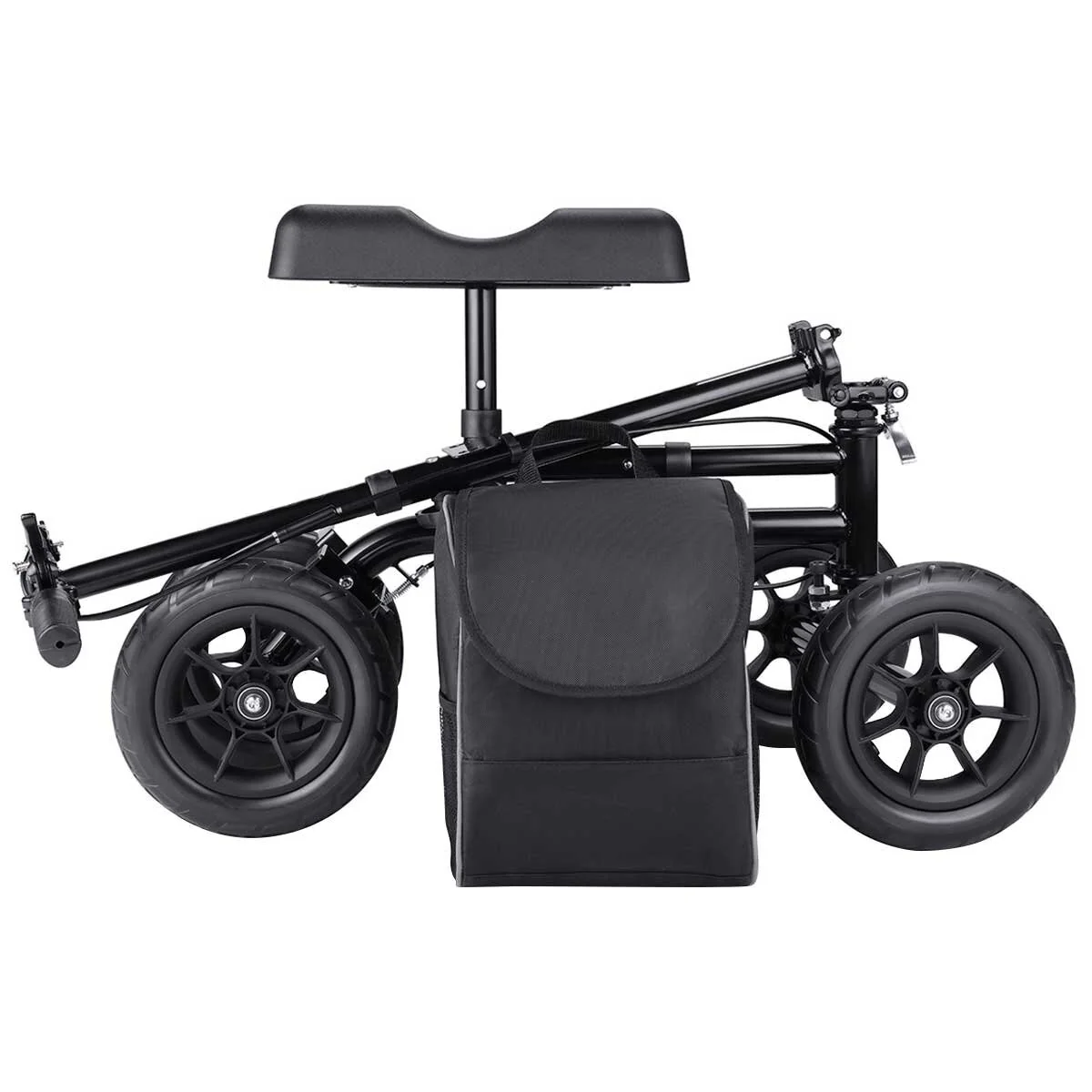 Altus All Terrain Knee Walker Scooter 10 Inch Wheel AL8002KSBK Black - Image 7