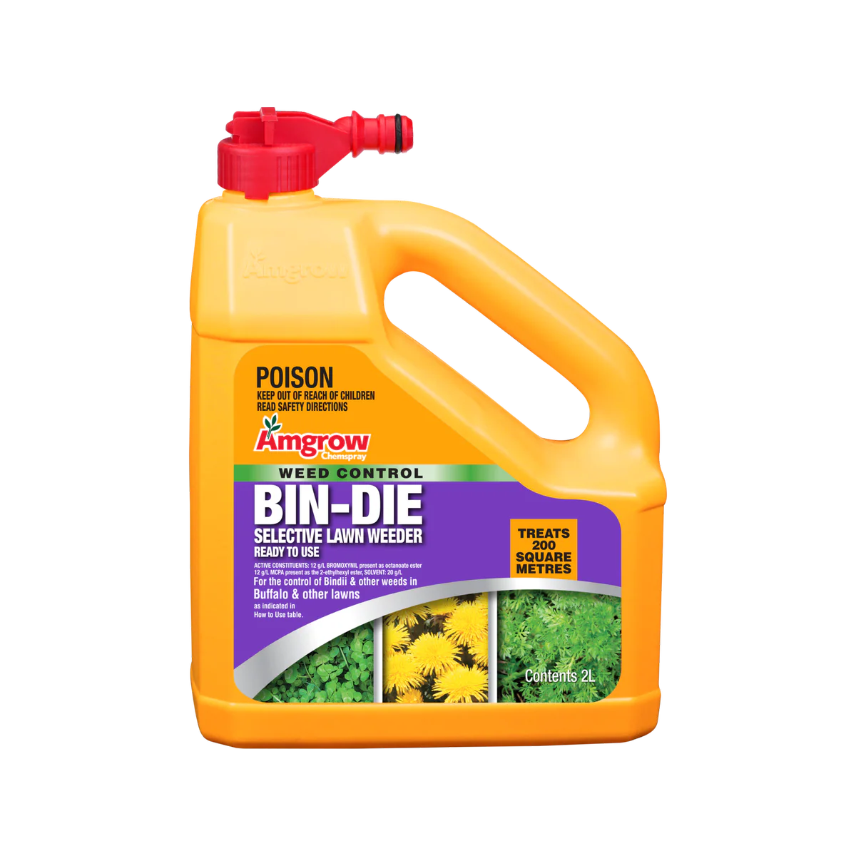 Amgrow 2L Bin Die Hose on Selective Herbicide - Weed Control - 200m²