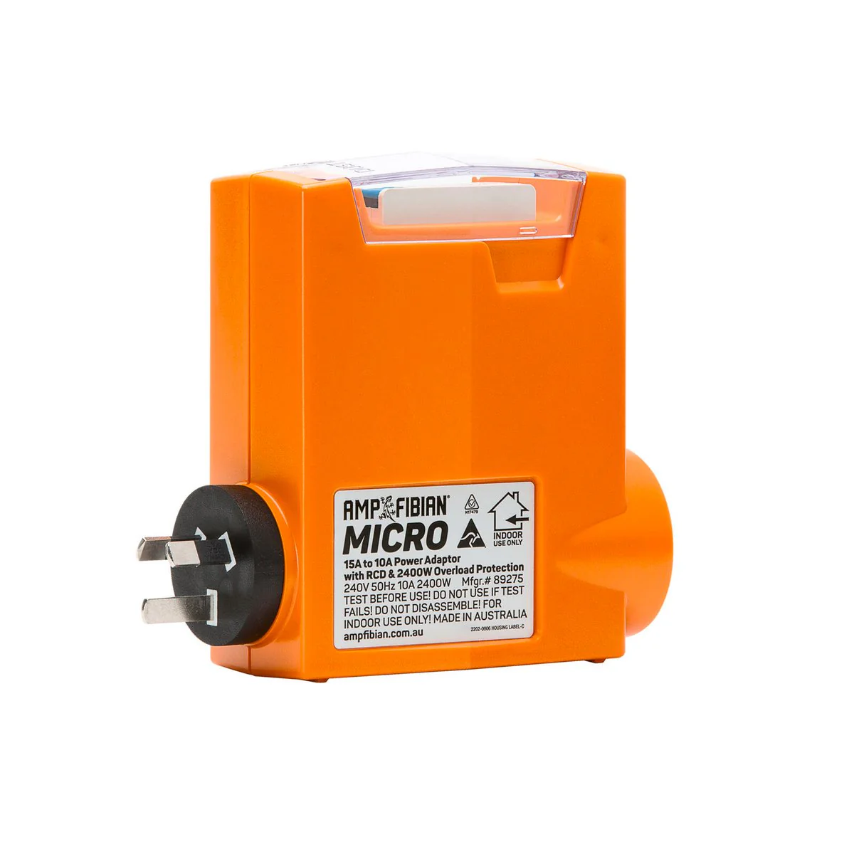 Ampfibian Power Adaptor - 15A to 10A - PC - Compact Design - Image 2