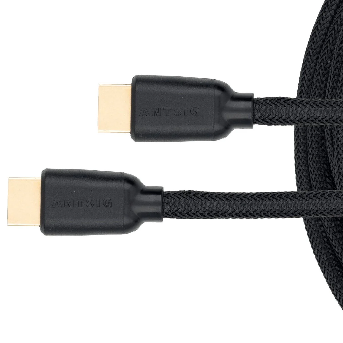 Antsig 10m HDMI Braided Cable - 4K 60Hz - Durable - Gold Plated