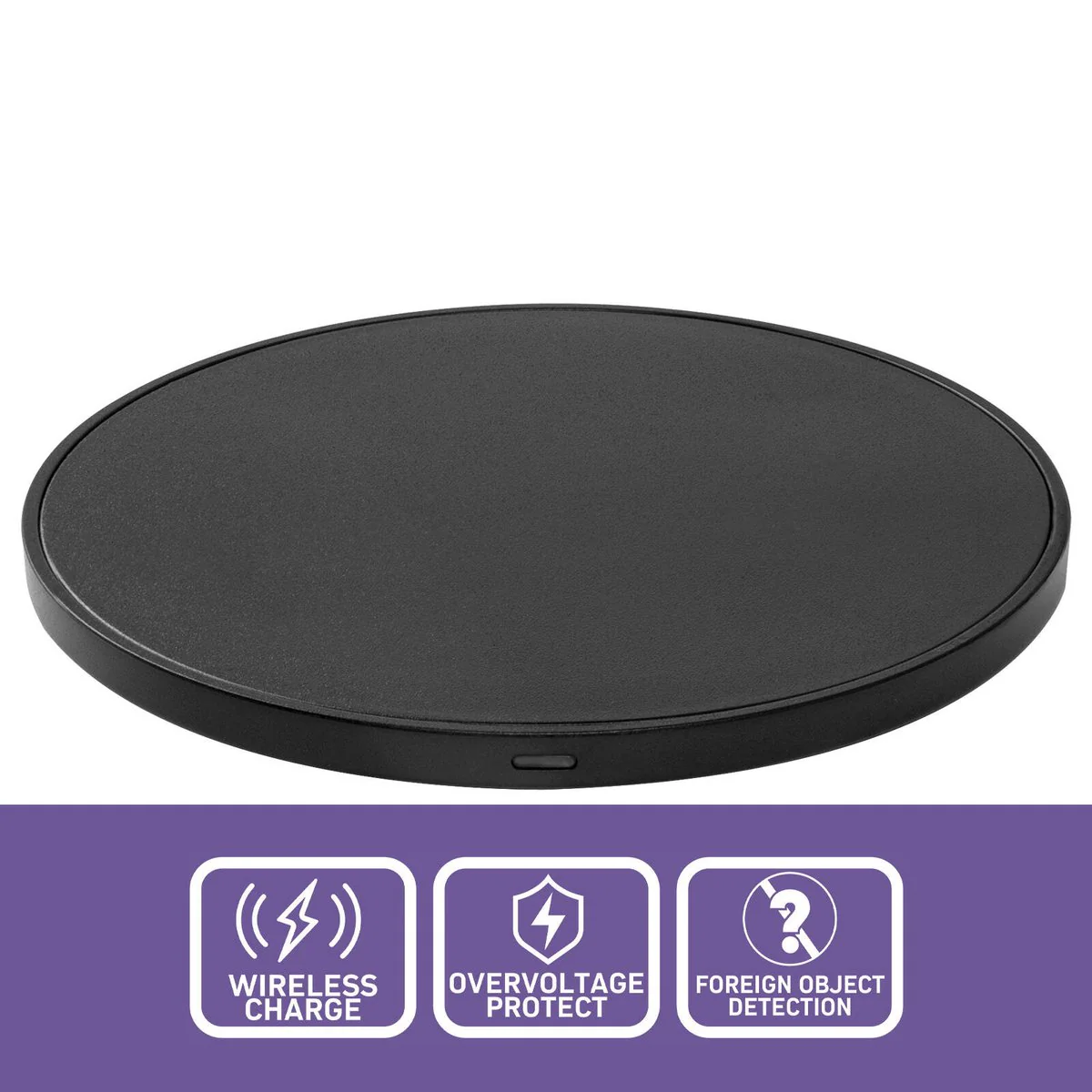 Antsig 15W Wireless Charger - Compact Design - LED Indicator - USB-C Cable - Image 2