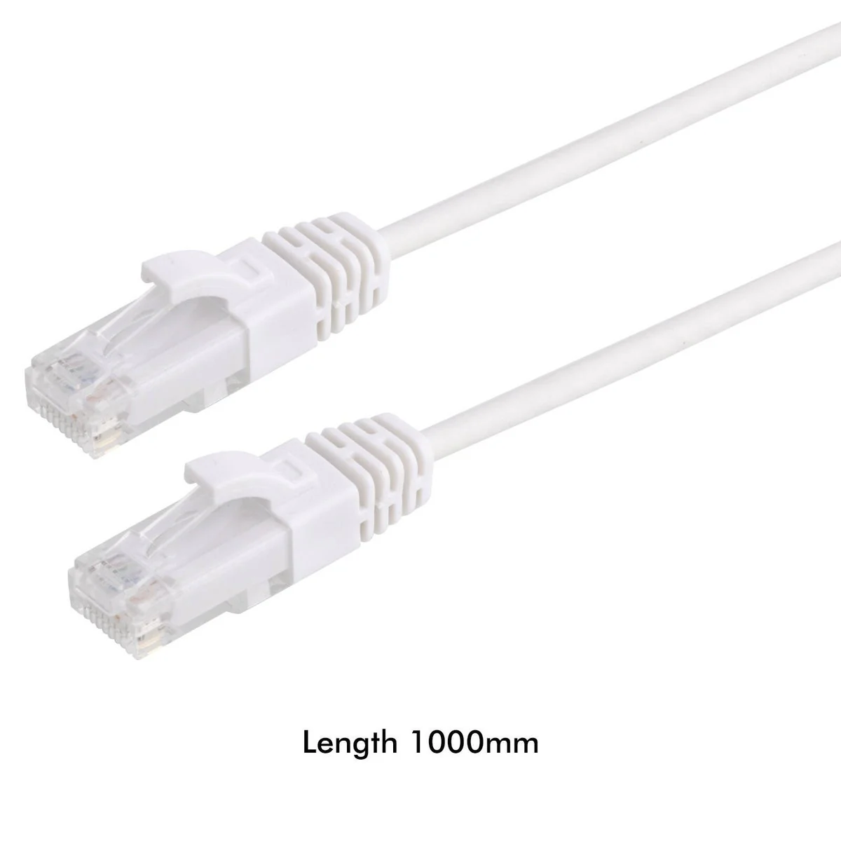 Antsig 1m Ultra Thin Cat6A RJ45 Ethernet Cable - 10Gbps - White - Image 5