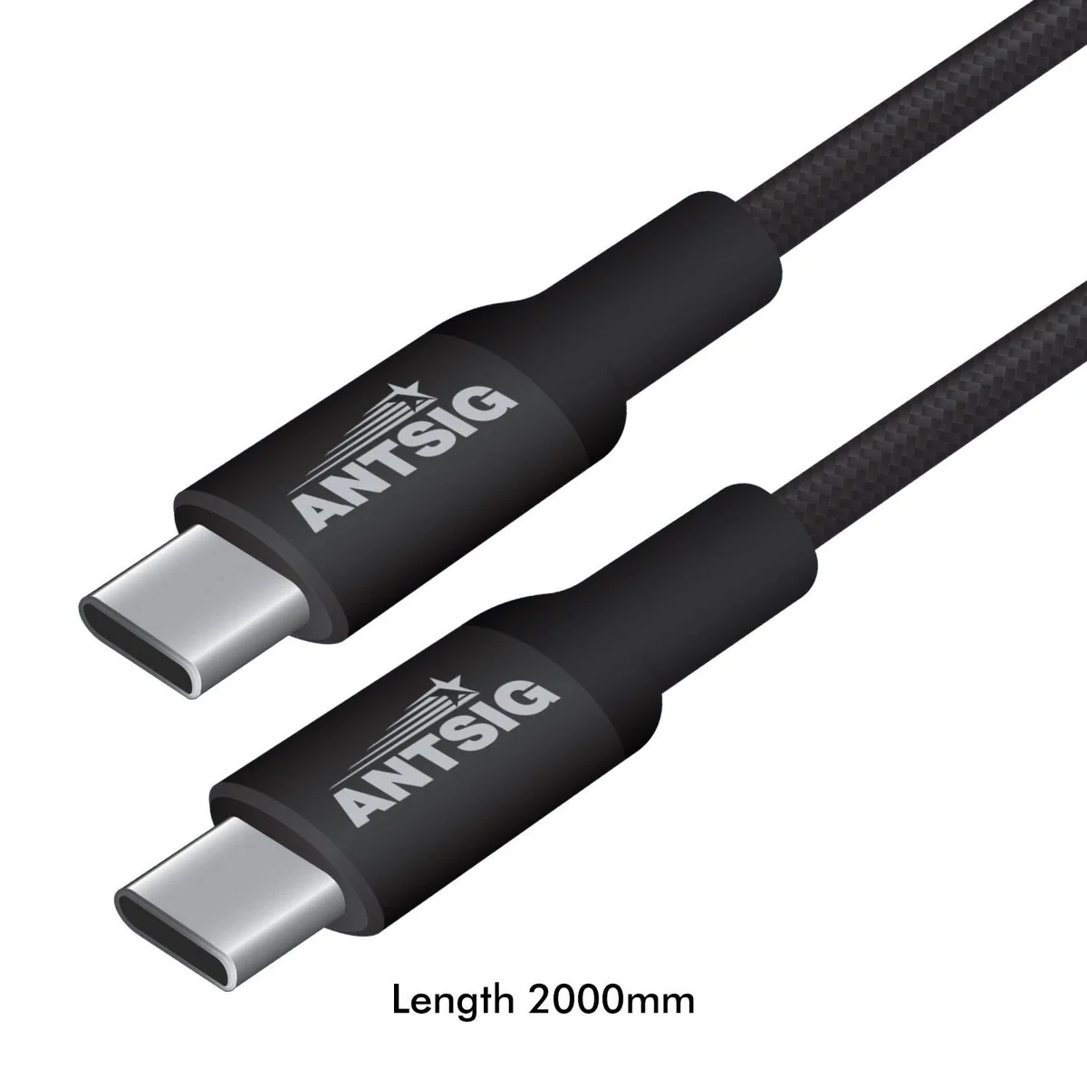 Antsig 2m 100W USB C to USB C Cable - Durable - Fast Charging - Image 5