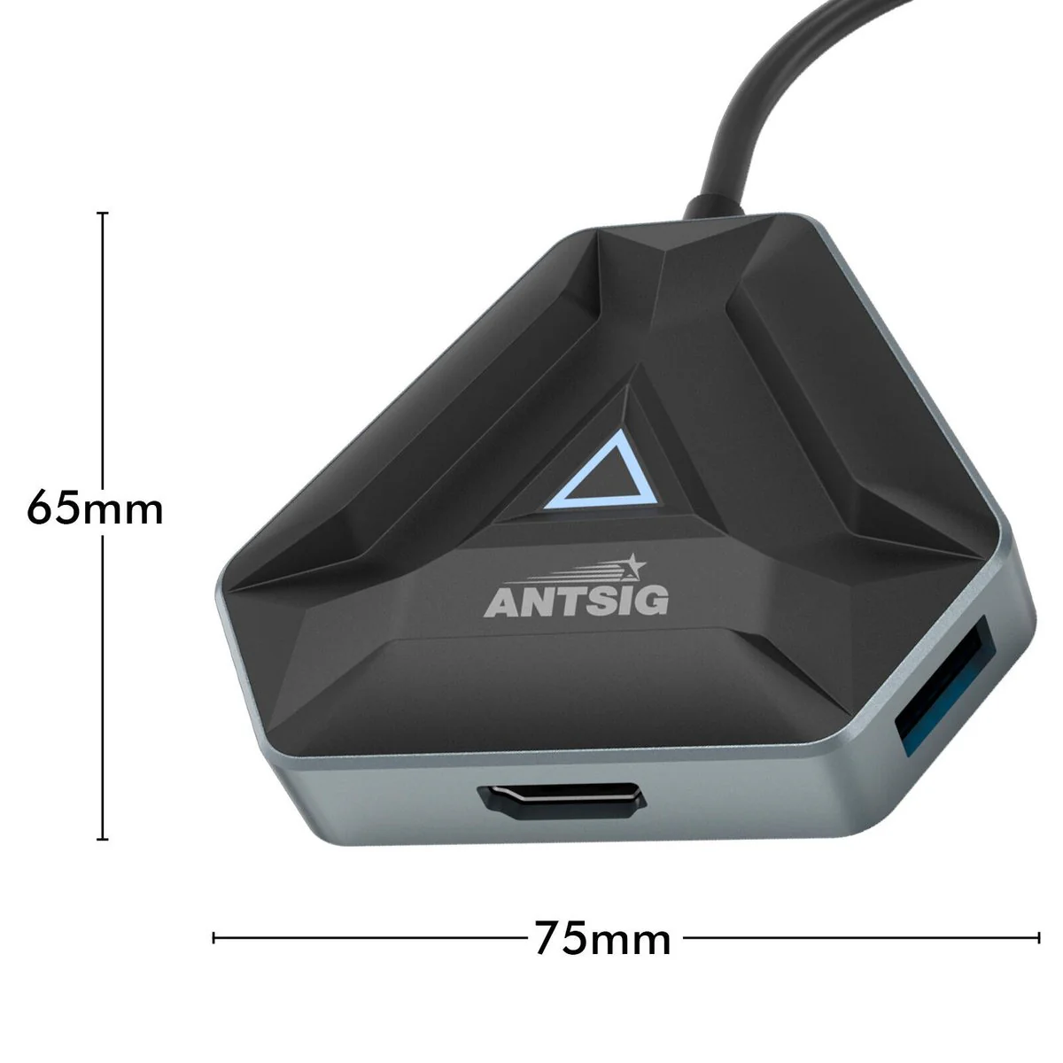 Antsig 6 in 1 USB C Multiport Adapter - 8K HDMI - USB-A - Black - Image 5