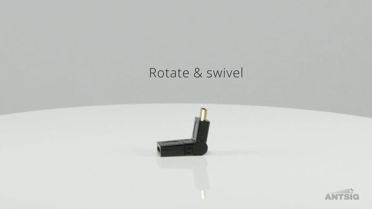 Antsig HDMI Rotate or Swivel Adaptor - 21mm - PVC - 3D Compatible - Image 5