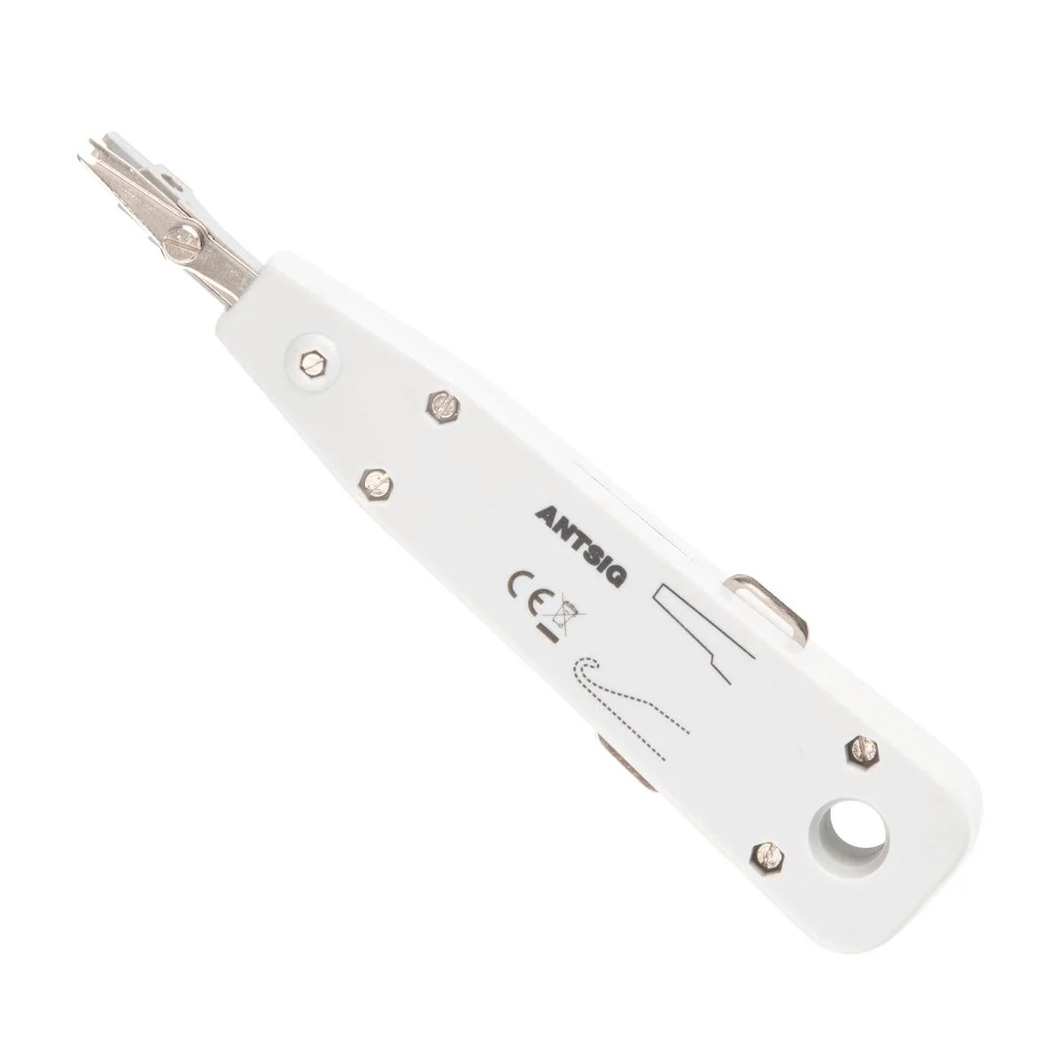 Antsig Punch Down Tool - 200mm - Plastic - IDC Type with Snipping Mechanism