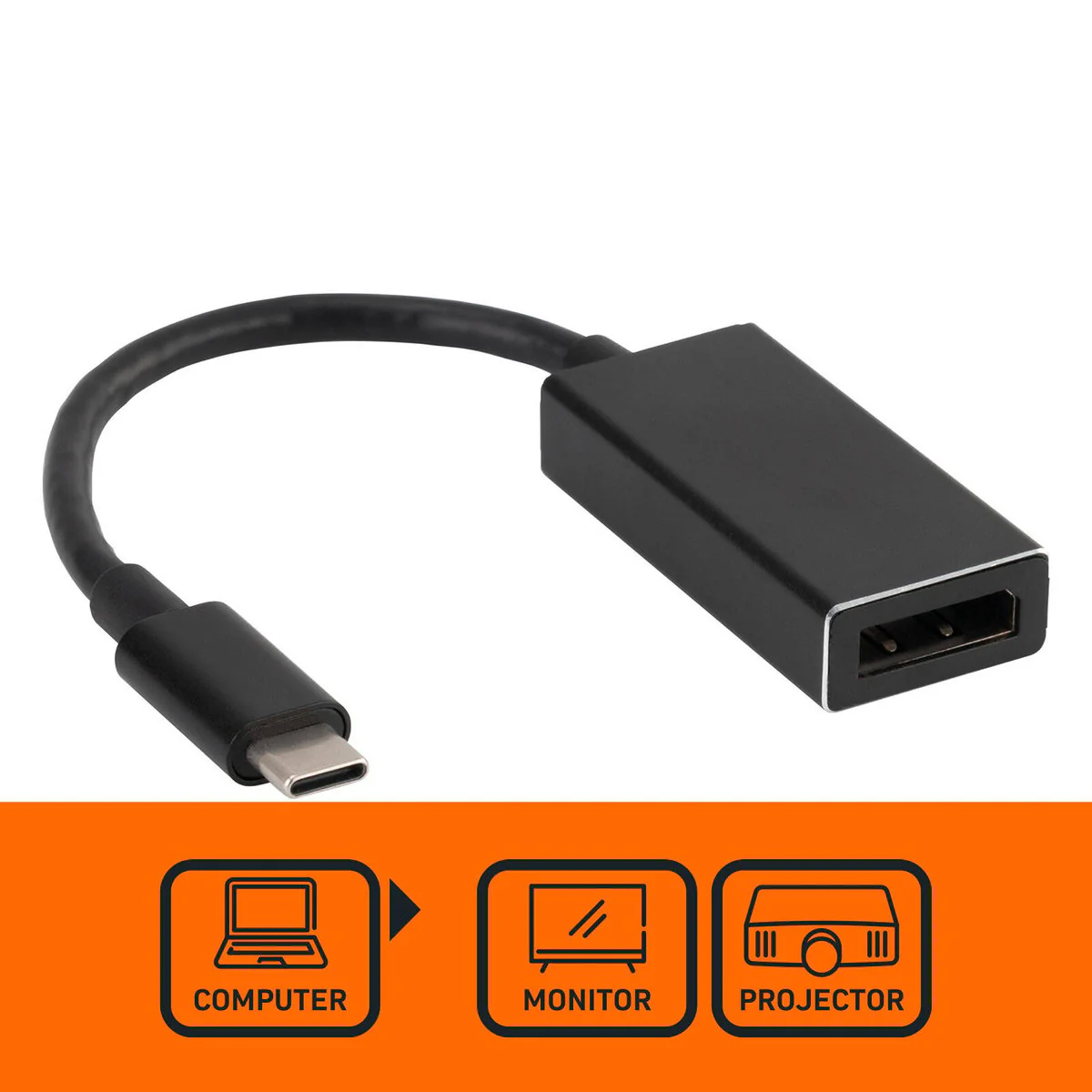Antsig USB-C to DisplayPort Adapter - 4K @ 60Hz - Compact Design - Image 2