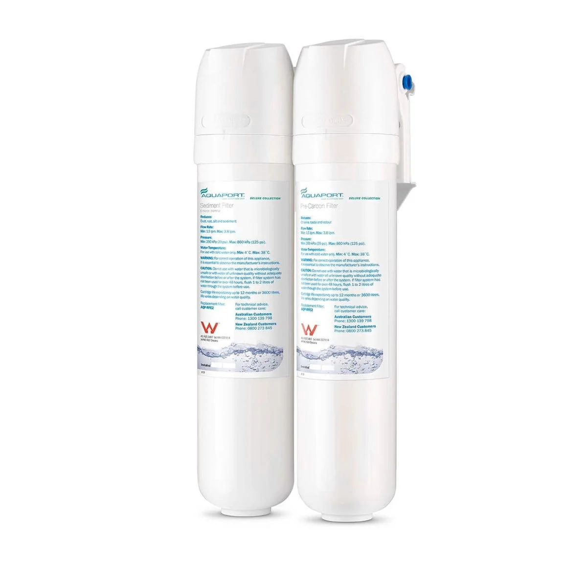 Aquaport Replacement Filter - 55mm x 205mm - Granular Activated Carbon - Easy Change